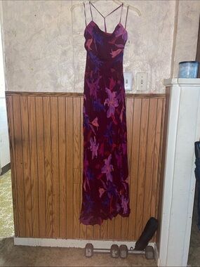 Multi color floral dynamite maxi dress (tp/xs)(nwt)